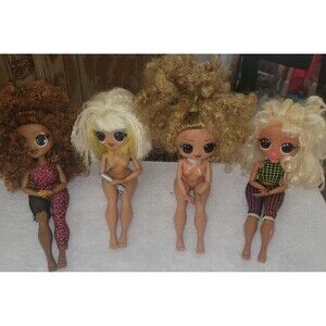 LOL OMG Dolls, Lot Of 4, Incomplete Set